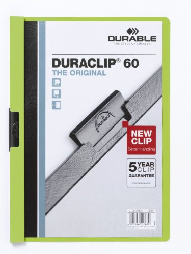 Durable 2209-05 Klemmmappe Duraclip Original A4 60Blatt grün