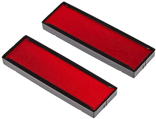 Trodat Replacement Ink Pads 6/4918 - Pack of 2 - Red Ink - for The Printy 4918