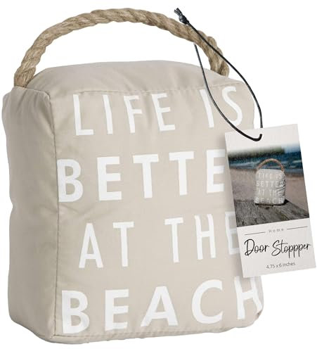 Pavilion Gift Company Outdoor Doorstop, at The Beach Door Holder, 5 by 6-Inch, 72152