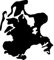 2x Auto Aufkleber Car Sticker RÜGEN Deutschland Insel (ca 11 x 10 cm) (Schwarz)