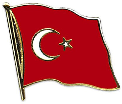 Everflag Flaggen-Pin vergoldet : Türkei