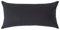 HOMESCAPES Taie d'oreiller 40x80 cm en 100% Coton égyptien 200 Fils Coloris Noir