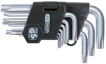 KS Tools 151.2360 Schraubendreher-Set, 9-teilig, kurz, Torx – praktisch und einfach zu bedienen – Werkzeug für Heimwerker und Profis