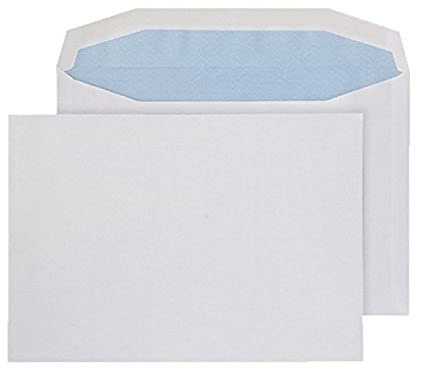 Q-Connect Machine Envelope 162 x 238 mm 90 gsm Gummed - White, Pack of 500