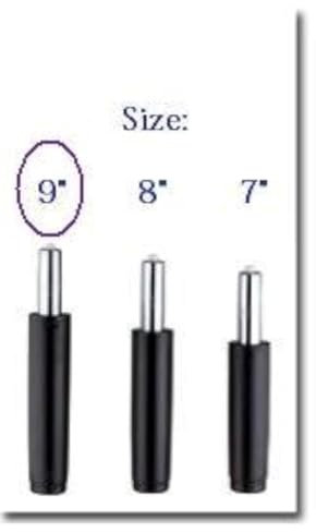 BiMi Heavy Duty Class 4 Replacement Black 9 Gas Lift for an Office Chair