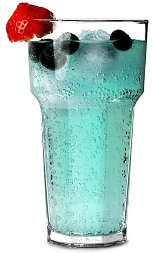 BB Plastics Hiball Glass, Polycarbonate Plastic, 340ml