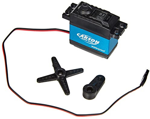 Carson 500502042 - Servo CS-9 Waterproof MG/ 9kg / JR, Large, Blau