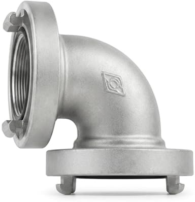 C-Storz Winkel 90° auf C-Storz – Feuerwehr Schlauchkupplung mit 90 Grad Guss Bogen – Aluminium Storz Kupplung – Schlauchverbinder für Feuerwehr, Industrie & Wassertechnik