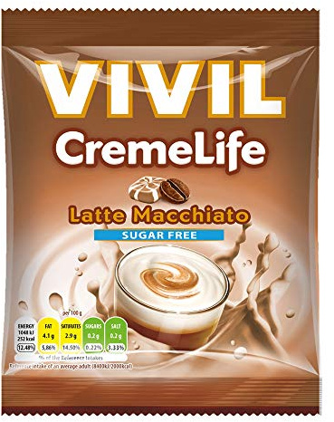 Simpkins Vivil Sugar Free Italian Latte Macchiato Flavour Sweets