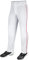Champro Jungen Piped Youth Pants Triple Crown Open Bottom Jugend Baseball Hose, Weiß, scharlachrote Pfeife, XS