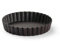 Gobel 293590 Moule à Tartelette Rond Cannellé Fond Fixe Anti-Adhérent 14 cm, Noir