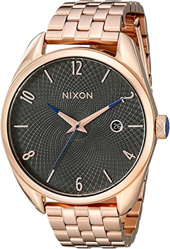 Nixon Damen-Armbanduhr Bullet All Rose Gold/Gunmetal Analog Quarz Edelstahl A4182046-00
