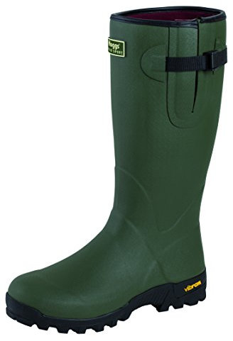 Hoggs of Fife Bereich Sport Neopren gefütterte Gummistiefel Feld Grün
