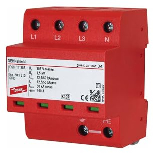 Dehn 941310 Kombinierte Ableiter trifasico dsh-tt-255