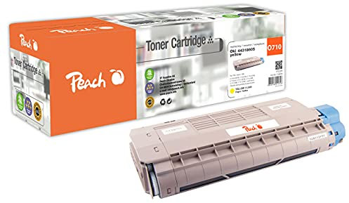 Peach Tonermodul gelb kompatibel zu Oki 44318605