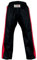 DANRHO Kampfsport Hose Freestyle, Schwarz/Rot Danrho 200 cm