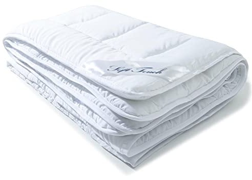aqua-textil Soft Touch Duo Bettdecke 135 x 200 cm Steppdecke ca 1200g Füllung atmungsaktiv warm Winter Decke Oeko-TEX