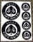 Other Cafe Racer Karierte Flagge 100+ Ass Sticker Aufkleber