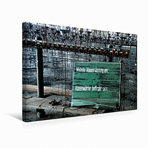 Premium Textil-Leinwand 45 x 30 cm Quer-Format Eine alte Kaue auf einer Zeche | Wandbild, HD-Bild auf Keilrahmen, Fertigbild auf hochwertigem Vlies, Leinwanddruck von Sigrun Düll