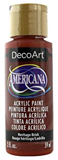 Americana Acrylic Paint 2oz-Heritage Brick - Opaque
