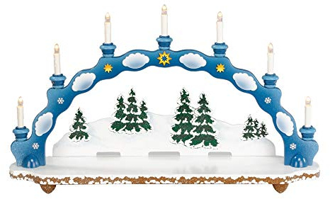 Hubrig-Volkskunst Schwibbogen WiKi Schwibbogen klein * Breite 75 cm