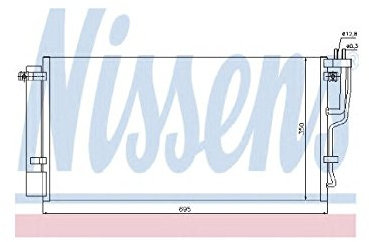 NISSENS 94992 KONDENSATOR KLIMAKÜHLER KLIMAKONDENSATOR mit Trockner