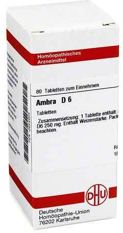 AMBRA D 6 Tabletten 80 St