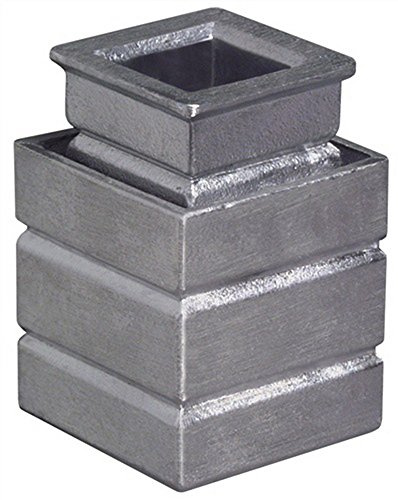 deni 5842 0016 90 Steinbuchse f.Vierkantstangen 16mm Gusseisen 2-TLG
