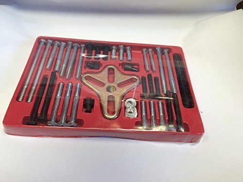 Heavy Duty 46 Pc Harmonic Puller Set Steering Wheel/Crankshaft Balance Puller Gear Flywheels Steering Tool