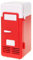 ThreeH Mini refrigerador del USB Refrigerador Bebidas Latas Refrigerador más frío/Caliente para el hogar y la Oficina UF05,Red