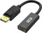 ICZI 4K Adaptateur Displayport vers HDMI, Adaptateur DisplayPort Mâle vers HDMI Femelle avec Audio pour Lenovo, Del l, HP, ASUS et Autres Marques