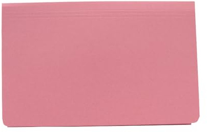 Exacompta - Ref PW2-PNKZ - Guildhall - Full Flap Pocket Wallet, 35x 24.2cm, Holds A4 & Foolscap Documents, 315gsm Quality Heavyweight Manilla, Foolscap - Pink, Pack of 50