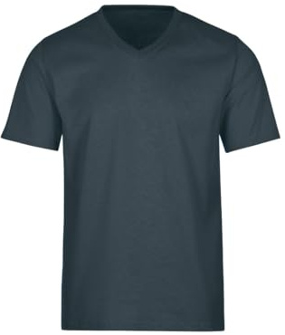 Trigema Damen V Deluxe Baumwolle T-Shirt, Grau (anthrazit 018), 52 (Herstellergröße: XXL)
