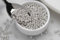 100g 4mm Edible Silver Balls - Cup Cake Sprinkles Decorations