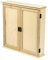 Rayher Hobby 62379000 Holz Sammelschränkchen, 24 Schubladen, 30,2 x 7,2 x 30,3 cm, Holzfarbe, Unbearbeitet