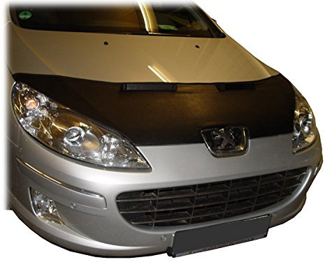 AB-00160 Auto Bra kompatibel mit Peugeot 407 Bj. 2004-2011 Haubenbra Steinschlagschutz Tuning Bonnet Bra