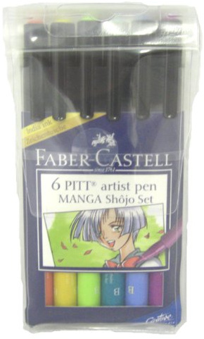 Faber-Castell Shojo Manga Wallet Set