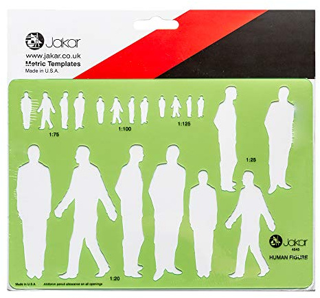 Jakar Metric Templates Human Figure
