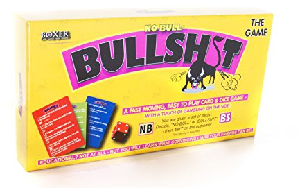Boxer Gifts Bullshit Quiz Games For Adults - Can You Tell Who's Lying? - Fun Party Game For Adults - 2 Players +, Yellow