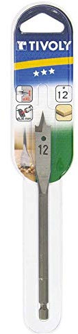 TIVOLY 10802523000 - Broca madera plana TECHNIC de 30 mm largo 164 mm con mango hexagonal