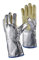 Jutec Hitzehandschuhe, L.38cm, Aramid/Preox-Aramid-Alu 5 Finger / Kat.III max.1000°