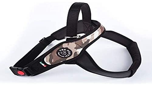 Tre Ponti Pett. Große Hunde mit Rückgrat Rand cannete Camouflage Wüste Größe XL