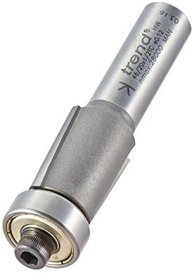 Trend Professioneller geführter Trimmer, 90 Grad, 1/2 Zoll Schaft, 19 mm Durchmesser und 25 mm Länge, Lager geführt, 46/20 x 1/2 TC