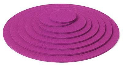 Hey Sign Filz Filzuntersetzer Stärke 5mm Ø 16cm rosa