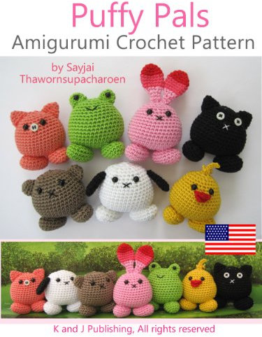 Puffy Pals Amigurumi Crochet Pattern (Easy Crochet Doll Patterns Book 8) (English Edition)