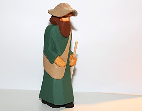 Lotte Sievers-Hahn Pilger mit Hut mit Baumwollbeutel Krippenfigur