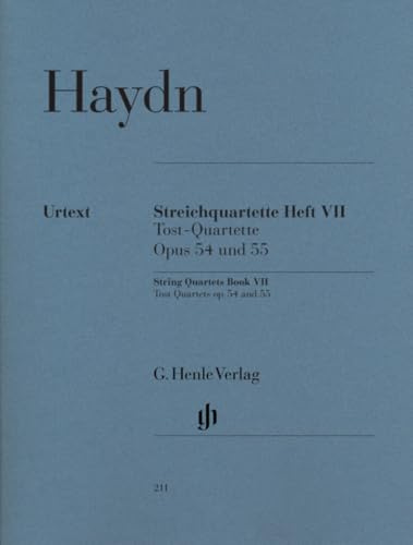 Streichquartette Heft VII Opus 54 und 55: Tost-Quartette: Besetzung: Streichquartette (G. Henle Urtext-Ausgabe)
