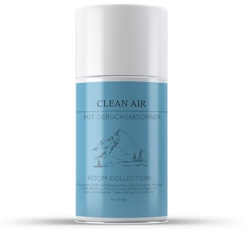 Duftspray Clean Air | Lufterfrischer für automatischen Duftspender oder zum manuellen Sprühen | Raumduft von REIMA | mit Geruchsabsorber | frische Luft im Handumdrehen