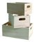 Artemio - Scatole a dimensioni scalari, in legno, 3 pezzi, colore: beige