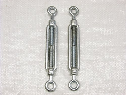 x2 M8 Eye to Eye Straining Screw Turnbuckle